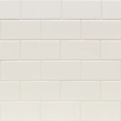 Bond Tile Core White 3 In. X 6 In. Matte Ceramic Subway Wall Tile (54 Pieces 6.54 Sq. Ft. / Box)