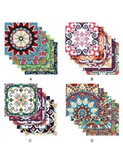 Topumt 6Pcs Kitchen Bathroom Floor Simulation Wall Tile Waterproof Wallpaper Wall Stickers DIY Home Decoration -Ryobi Ceramic Shop 0dda8d55 fb16 4663 839d d71967df0ddc 1.ca482f2aa99673378c4300e54337f6bc 1800x1800