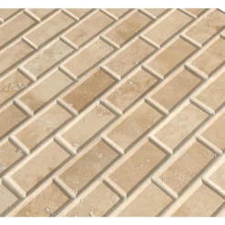 MSI Tuscany Ivory 12 In. X 12 In. X 10mm Honed Beveled Travertine Mesh-Mounted Mosaic Tile (10 Sq. Ft. / Case) -Ryobi Ceramic Shop 11750c81114fdccda1c1714af33fef8a 1800x1800
