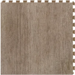 Perfection Floor Tile Deadwood Collection Millhouse/Satin 20-in X 20-in Water Resistant Interlocking Luxury Flooring (16.7-sq Ft)