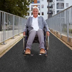 Heavy-Duty Ribbed Indoor/Outdoor Carpet With Rubber Marine Backing - Charcoal Black 6' X 10' - Several Sizes Available - Carpet Flooring For Patio, Porch, Deck, Boat, Basement Or Garage -Ryobi Ceramic Shop 1456fa00 77a2 4678 8308 d2edd195fb08 1.9eb2f8cb55360180c619ed5cdfafe17d 1800x1800