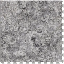 Perfection Floor Tile Breccia Collection Breccia Crema/Satin 20-in X 20-in Water Resistant Interlocking Luxury Flooring (16.7-sq Ft) -Ryobi Ceramic Shop 14864167 1800x1800