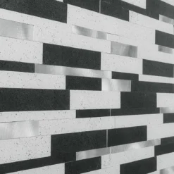 Bond Tile Easy Luxe Metalway Gray 11.81 In. X 11.81 In. SPC Peel And Stick Tile (0.96 Sq. Ft. / Sheet) -Ryobi Ceramic Shop 159d4745 155f 49cd ad81 82a8685f5392.0e6424a0a4aa83b70be680659c30122c 1800x1800