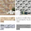 3D Self-Adhesive Kitchen Wall Tiles Room Mosaic Tile Sticker Peel Stick Decals 9/27/54Pcs