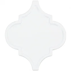 Bond Tile Roma White 6.25 In. X 7.25 In. Ceramic Arabesque Wall Tile (30 Pieces 4.84 Sq. Ft. / Box) -Ryobi Ceramic Shop 210f271d ee93 412b a7c3 7faf73f12939.716ec19f8157643c2300d7581a86d183 1800x1800