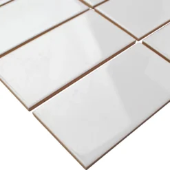 Ivy Hill Tile Essential White 3 In. X 6 In. X 6 Mm Polished Ceramic Wall Subway Tile (11.73 Sq. Ft./case) -Ryobi Ceramic Shop 22e8e505fd131232a6306c98c0b2494c 1800x1800