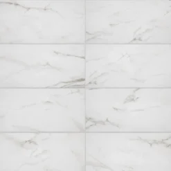 Florida Tile Home Collection Michelangelo Calacatta Rectified 12 In. X 24 In. Porcelain Floor And Wall Tile (13.3 Sq. Ft. /case) -Ryobi Ceramic Shop 24354f20cf062a678701506877e168ef 1800x1800