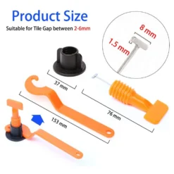 Bouanq 50Pcs Useful Reusable Tile Leveling Positioning System Leveler T-lock Floor Tool -Ryobi Ceramic Shop 27de13d0 8c22 45f4 8dd0 871998dab99b.4f2de5c068fbbaf6831d2125efc01506 1800x1800