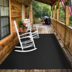 Indoor/Outdoor Carpet With Rubber Marine Backing - Black 6' X 10' - Several Sizes Available - Carpet Flooring For Patio, Porch, Deck, Boat, Basement Or Garage -Ryobi Ceramic Shop 29ab0585 a9eb 473d 8c04 cfce59a4406a 1.2ea41c72f1ac881b7084721d2bae24ce 1800x1800