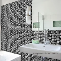 UKAP 10Pcs Mosaic Pattern Waterproof Wall Tile Stickers Peel And Stick Tile Kitchen Backsplash Wallpaper Sticker 15x15cm/20x20cm -Ryobi Ceramic Shop 2c2257c9 373a 4414 af1c dc5f8c653cf5 1.c11852c9a1dcc55ee3bd29486ed20099 1800x1800