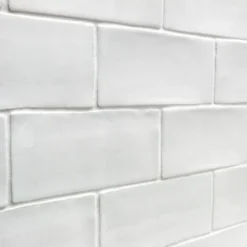 Ivy Hill Tile Catalina White 3 In. X 6 In. X 8 Mm Polished Ceramic Subway Wall Tile (5.38 Sq. Ft./case) -Ryobi Ceramic Shop 32de973701dfa4612726ac933b637f66 1800x1800