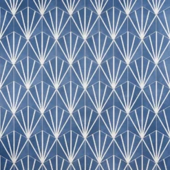GeoHex Azul Symmetry 8" Porcelain Matte Tile