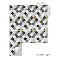 10Pcs Moroccan Tile Stickers Self-adhesive Wall Stickers Kitchen Bathroom Decor -Ryobi Ceramic Shop 3b8f99e1 6a94 44cb ac97 e460555fa541.2fe2cffeb59a35ef233c4ea0185d17f0 1800x1800