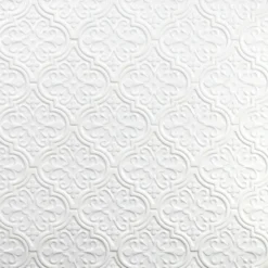 Bond Tile Roma Florid White 6.25 In. X 7.25 In. Ceramic Arabesque Wall Tile (30 Pieces 4.84 Sq. Ft. / Box)