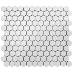 Merola Tile Metro Hex Matte White With Black Dot 10-1/4"x11-7/8" X 6mm Porcelain Mosaic Tile (8.65 Sq. Ft. / Case) -Ryobi Ceramic Shop 415771a900c7ef8ad027d4bb6160ca95 eb03daef a2bc 40e7 b130 d883d10877e1 1800x1800