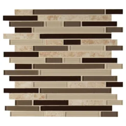 MSI Amalfi Cafe Interlocking 12 In. X 12 In. X 6 Mm Glass And Porcelain Mesh-Mounted Mosaic Tile (15 Sq. Ft./case) -Ryobi Ceramic Shop 478d0d6f38383c6b5262111194522e62 1800x1800