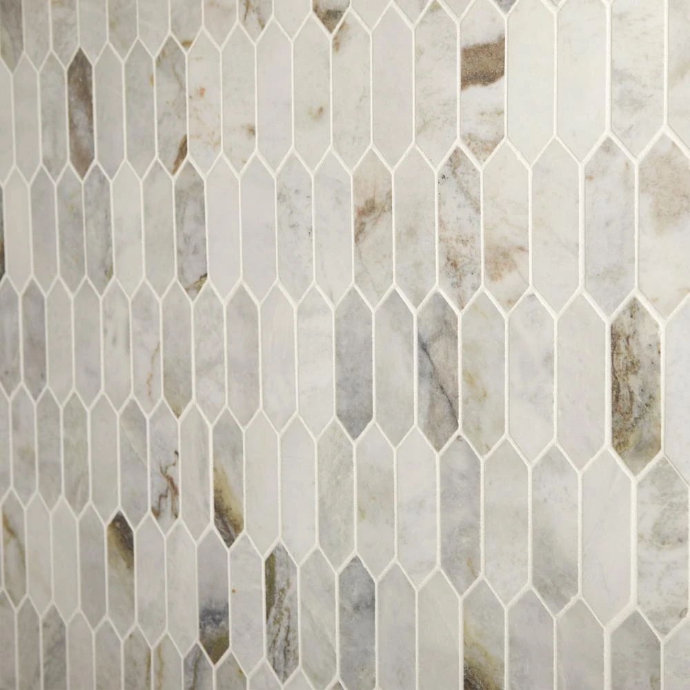 Daltile Restore Coastal Polished 11 In. X 11 In. X 8mm Marble Mosaic Floor And Wall Tile (0.9 Sq. Ft./ Piece) 4 Daltile Restore Coastal Polished 11 In. X 11 In. X 8mm Marble Mosaic Floor And Wall Tile (0.9 Sq. Ft./ Piece) - Image 4