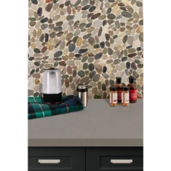 MSI Mix River Rock 12 In. X 12 In. X 10 Mm Textured Marble Mesh-Mounted Mosaic Tile (10 Sq. Ft. / Case) -Ryobi Ceramic Shop 4c483e63b988843a71cd9335859b96f9 1800x1800