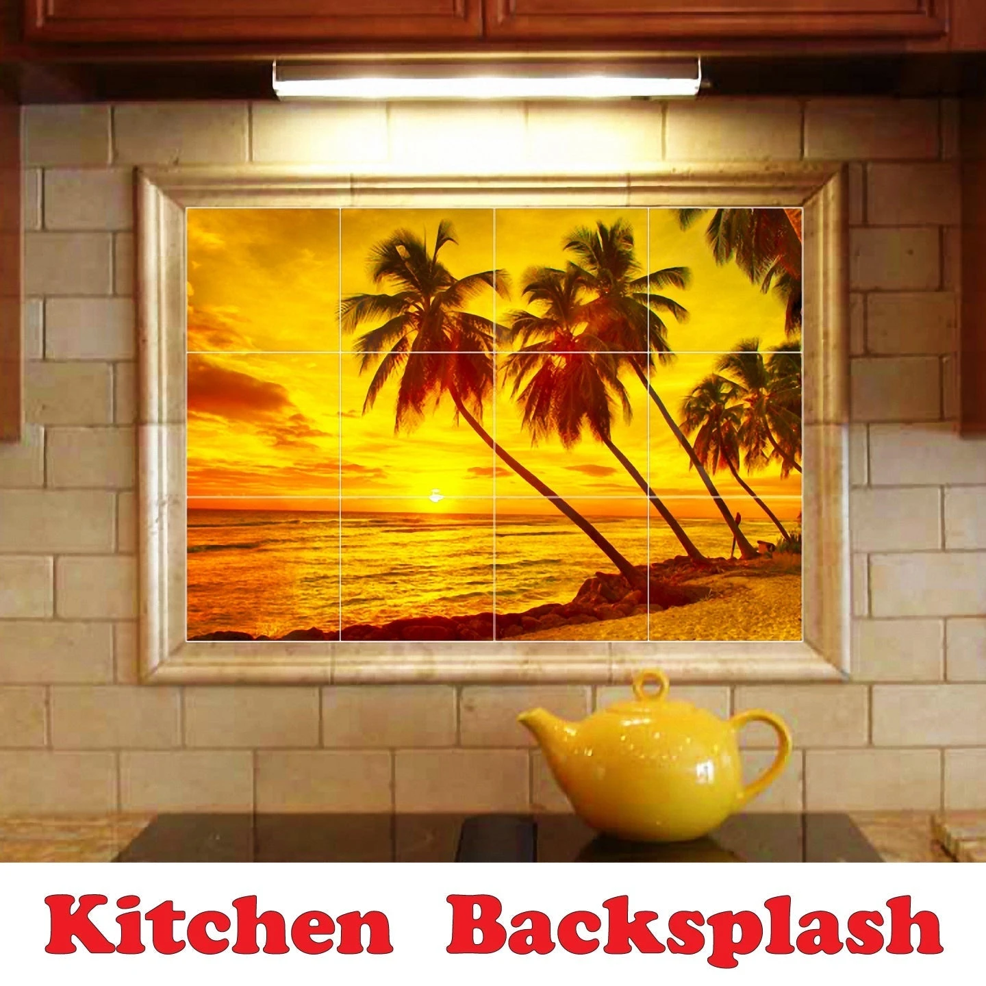 Dolphin Ceramic Tile Mural Kitchen Backsplash Bathroom Shower, 402794-XL64 2 Dolphin Ceramic Tile Mural Kitchen Backsplash Bathroom Shower, 402794-XL64 - Image 2