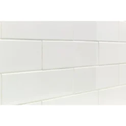 Ivy Hill Tile Essential White 3 In. X 6 In. X 6 Mm Polished Ceramic Wall Subway Tile (11.73 Sq. Ft./case) -Ryobi Ceramic Shop 58b358c6593ddfbb8acfee2f21764788 1800x1800