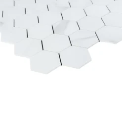Bond Tile Easy Luxe Hex Calacatta 11.61 In. X 11.81 In. SPC Peel And Stick Tile (0.95 Sq. Ft. / Sheet) -Ryobi Ceramic Shop 620c47f4 338e 4a62 ad7d 59d40c2f3ef8.5dc2b83285f32ba08c5a5334ac02c131 1800x1800