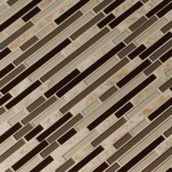 MSI Amalfi Cafe Interlocking 12 In. X 12 In. X 6 Mm Glass And Porcelain Mesh-Mounted Mosaic Tile (15 Sq. Ft./case) -Ryobi Ceramic Shop 627458687041efcf5d35df577413c772 1800x1800