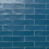 Bond Tile Baton Rouge Blue 3 In. X 12 In. Matte Ceramic Subway Wall Tile (22 Pieces 5.38 Sq. Ft. / Box)