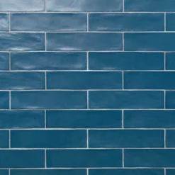 Bond Tile Baton Rouge Blue 3 In. X 12 In. Matte Ceramic Subway Wall Tile (22 Pieces 5.38 Sq. Ft. / Box)