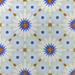 Uffizi Multicolored Encaustic 9x9 Glazed Porcelain Tile