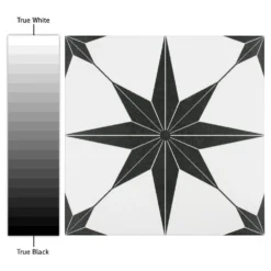 Merola Tile Stella Nero Encaustic 9-3/4 In. X 9-3/4 In. Porcelain Floor And Wall Tile (11.11 Sq. Ft. / Case) -Ryobi Ceramic Shop 7dfb74b643b9283db55dca49bbad539b 1800x1800