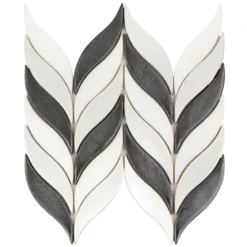 Divine Sprig Gunmetal 11.75 In. X 10.5 In. Marble And Ceramic Mosaic Tile (0.86 Sq. Ft.) -Ryobi Ceramic Shop 7e7dd422 a9dc 42ba 83bd 6f3bb9013482.d8c564d9e2085e71bb145e4374544f91 1800x1800