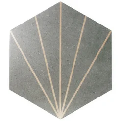 Bond Tile Arbor Hex Graphite Beams 12.5" Matte Porcelain Floor And Wall Tile (11 Pieces 10.51 Sq. Ft. / Case) -Ryobi Ceramic Shop 8841ad52 19fd 4eca ac20 33db7d890444.3e12247ab13fe8417e17fd26bc2ff232 1800x1800