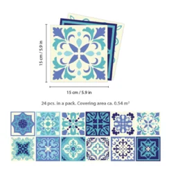 Walplus Peel And Stick Wall Tile Sticker Kitchen Bathroom Backsplash Splashback Tile Paint Stick On Tile Daliah Blue And Turquoise Mediterranean -Ryobi Ceramic Shop 9078a4a7 846c 46b5 886d c9f5eb2cda36.60109ba07e1d11b421d9fbe0c5d0163c 1800x1800