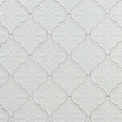 Bond Tile Roma Florid Blue 6.25 In. X 7.25 In. Ceramic Arabesque Wall Tile (30 Pieces 4.84 Sq. Ft. / Box)