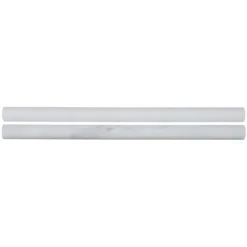 MSI Greecian White Pencil Molding 3/4 In. X 12 In. Polished Marble Wall Tile (1 Lin. Ft.)