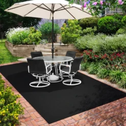 Indoor/Outdoor Carpet With Rubber Marine Backing - Black 6' X 10' - Several Sizes Available - Carpet Flooring For Patio, Porch, Deck, Boat, Basement Or Garage -Ryobi Ceramic Shop 9a876d0e 0b25 48e2 a527 4ea85fb8afdd 1.9ccfb0a66c3095bb37ccc37b057ccd29 1800x1800