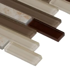 MSI Amalfi Cafe Interlocking 12 In. X 12 In. X 6 Mm Glass And Porcelain Mesh-Mounted Mosaic Tile (15 Sq. Ft./case) -Ryobi Ceramic Shop 9bd173f95413c0adcbd1090e2b096913 1800x1800