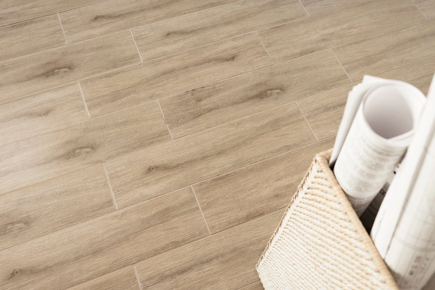 Heathland 6-in X 24-in Wood Look Porcelain Field Tile In Walnut 2 Heathland 6-in X 24-in Wood Look Porcelain Field Tile In Walnut - Image 2