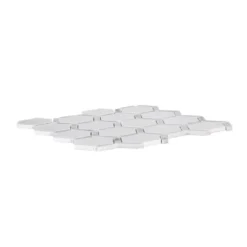 Jeff Lewis Norton White 11.75 In. X 11.375 In. X 9 Mm Hexagon Polished Marble Wall And Floor Mosaic Tile -Ryobi Ceramic Shop a8c2963d5cb63d9dc437326a1cfed639 1800x1800