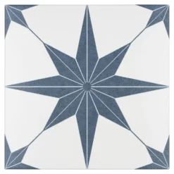 Merola Tile Stella Nero Encaustic 9-3/4 In. X 9-3/4 In. Porcelain Floor And Wall Tile (11.11 Sq. Ft. / Case) -Ryobi Ceramic Shop baebfedf4b6ad07480baa7ffed93728e 1800x1800