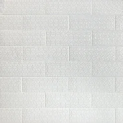 Bond Tile Wembley Snowflake 3 In. X 9 In. Matte Ceramic Subway Wall Tile (30 Pieces 5.16 Sq. Ft. / Box)