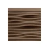 Fasade Easy Installation Waves Argent Bronze Backsplash Panel For Kitchen And Bathrooms (6" X 6" Sample)