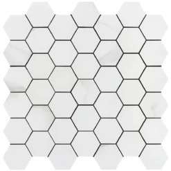 Bond Tile Easy Luxe Hex Calacatta 11.61 In. X 11.81 In. SPC Peel And Stick Tile (0.95 Sq. Ft. / Sheet) -Ryobi Ceramic Shop de86e198 3681 42c0 b48c 59405cb024f6.6ef391bd67ec296429d514e7cf2e42b6 1800x1800