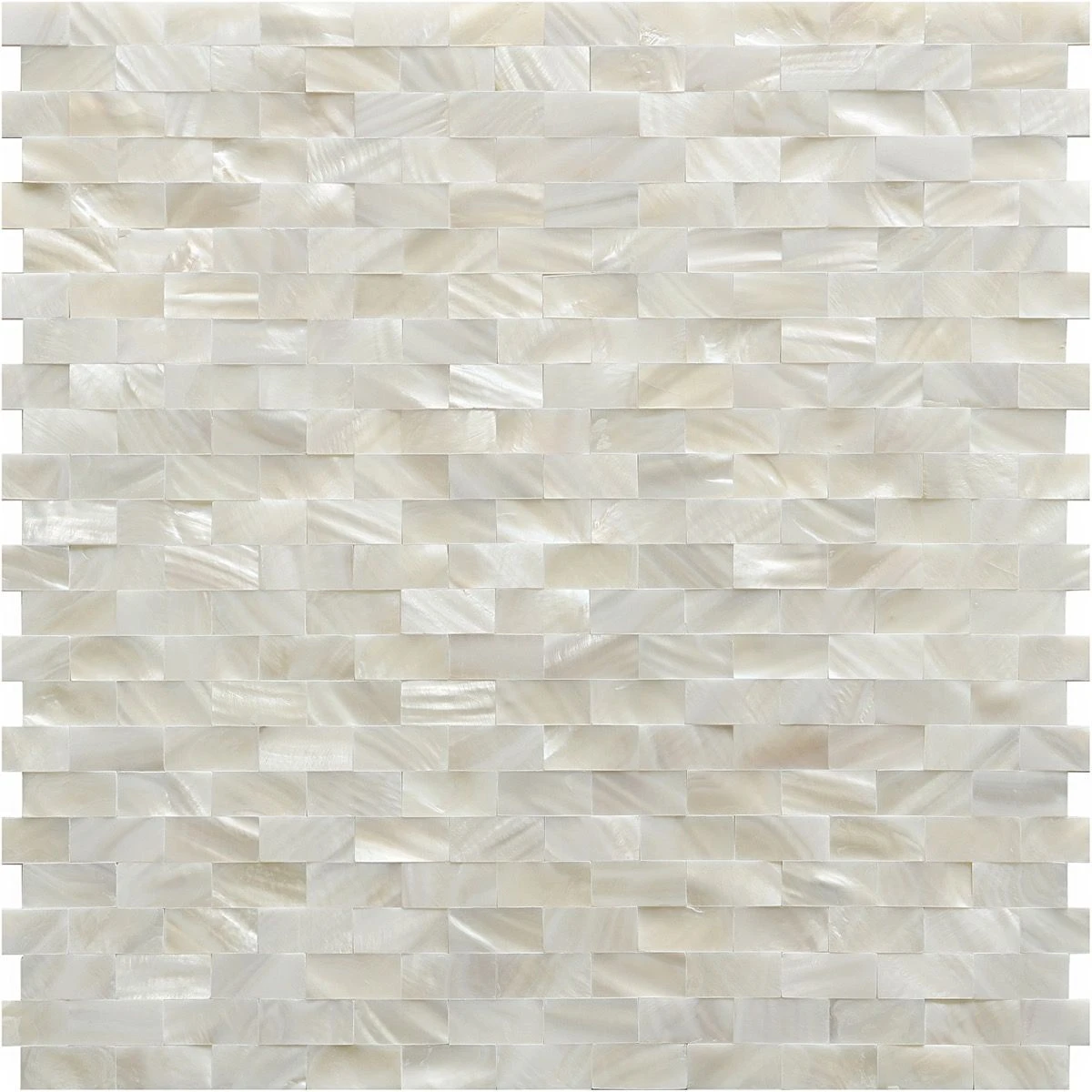 Bond Tile Easy Luxe Mother Of Pearl Brick 11.31 In. X 11.81 In. Peel And Stick Tile (0.92 Sq. Ft. / Sheet) 5 Bond Tile Easy Luxe Mother Of Pearl Brick 11.31 In. X 11.81 In. Peel And Stick Tile (0.92 Sq. Ft. / Sheet) - Image 5
