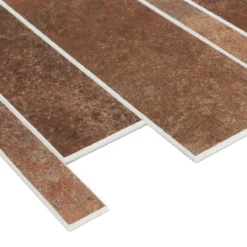 Bond Tile Easy Luxe Railroad Terra 11.81 In. X 11.81 In. SPC Peel And Stick Tile (0.96 Sq. Ft. / Sheet) -Ryobi Ceramic Shop e486b5a9 8ead 4e85 8abb 1d226d58be75.6ef082f88125eb76b0bc6ad0687c0b78 1800x1800