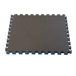 Norsk Blue/Black 24 In. X 24 In. EVA Foam Sport Multi-Purpose Reversible Interlocking Tile (24-Tile)