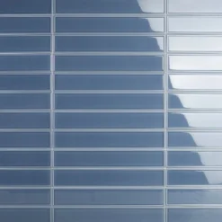 Bond Tile Sheffield Frame Blue 4 In. X 24 In. Polished Ceramic Wall Tile (8 Pieces 5.16 Sq. Ft. / Box)