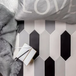 Ivy Hill Tile Russell Black 4 In. X 12 In. Matte Porcelain Floor And Wall Tile (10.76 Sq. Ft./Case) -Ryobi Ceramic Shop f7a83630f27b36e594146cb81cfad5aa 3a5da56e 8d80 4191 b1b2 11e5aca61d9b 1800x1800