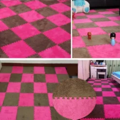 Plush Interlocking Foam Pad Puzzle Floor Tiles Mat Baby Crawling Nursery Rugs 12" X 12" -Ryobi Ceramic Shop fca6f6a6 8879 4e1c b023 55e07605e9f9.e420a5e2c0a3a58c2db64c9740e1115d 1800x1800